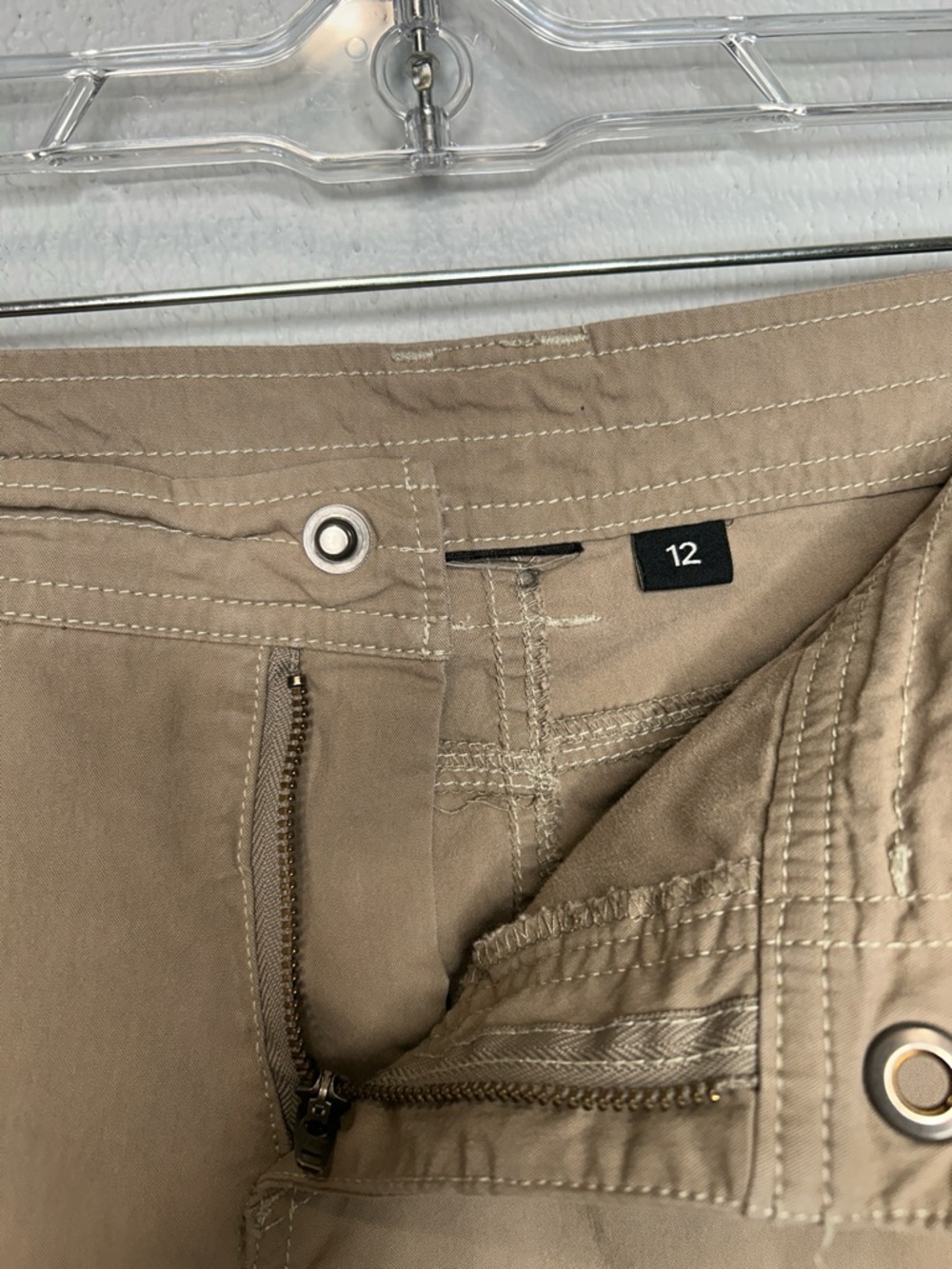 Kuhl Tan Cargo Shorts - Classic Utility Style. Size 12 - Picture 3 of 9